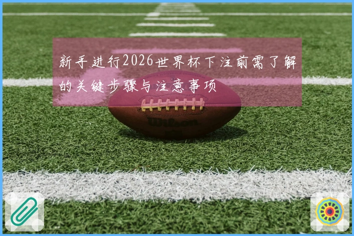 新手进行2026世界杯下注前需了解的关键步骤与注意事项