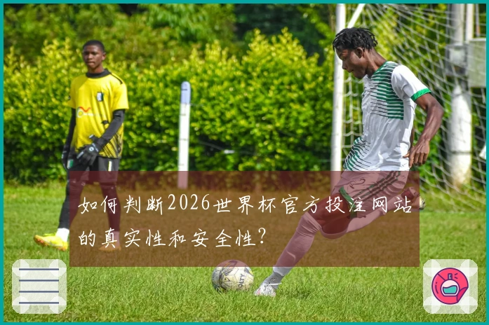 如何判断2026世界杯官方投注网站的真实性和安全性？