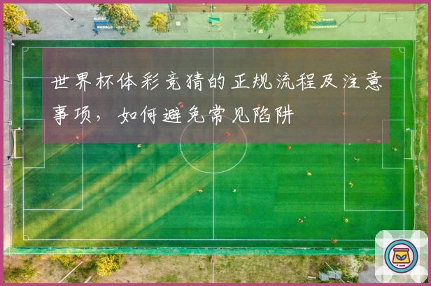 世界杯体彩竞猜的正规流程及注意事项，如何避免常见陷阱